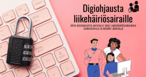 Kansikuva Digiohjausta liikehairiosairaille -oppaasta